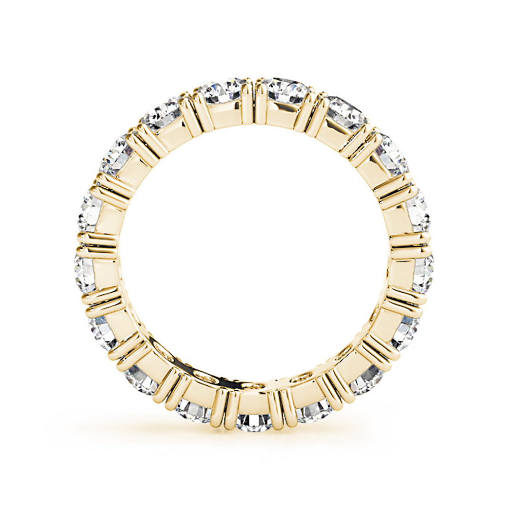 3.0 Carat Round Diamond Eternity Ring-VIRABYANI