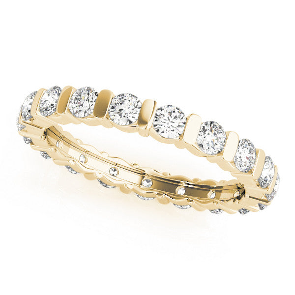 Bar Set 1.30 ct. Round Diamond Eternity Band