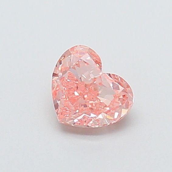 0.60 Carat Heart Cut Fancy Pink