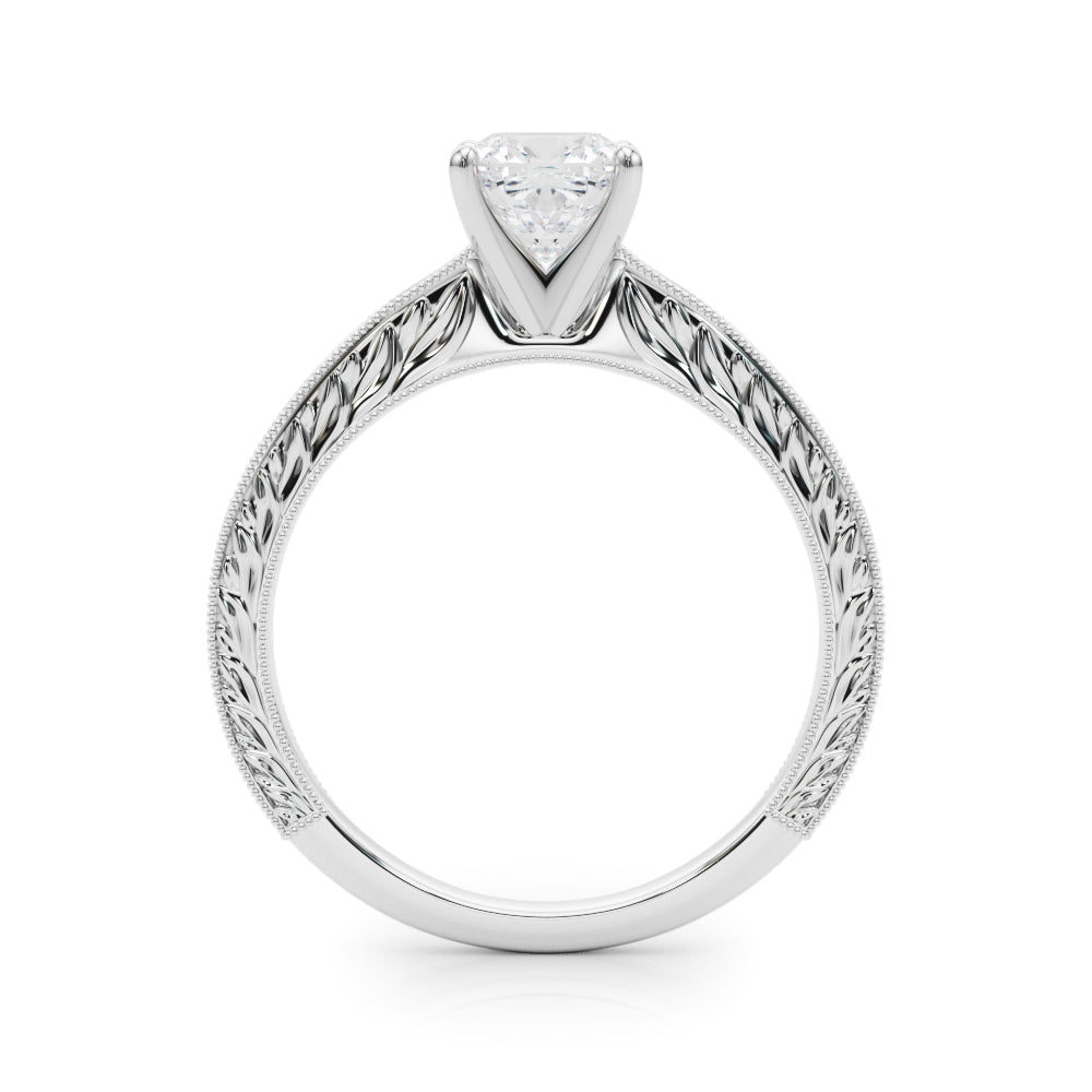 Victoria Cushion Diamond Solitaire Engagement Ring-VIRABYANI