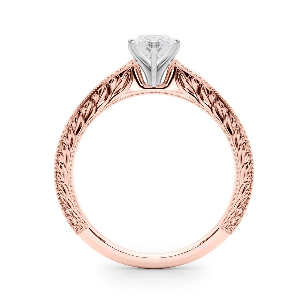 Victoria Marquise Lab Grown Diamond Solitaire Engagement Ring IGI Certified-VIRABYANI