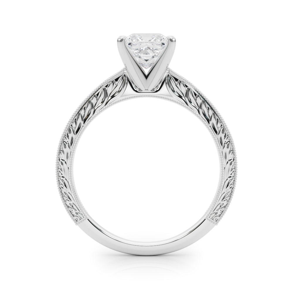 Victoria Princess Diamond Solitaire Engagement Ring-VIRABYANI
