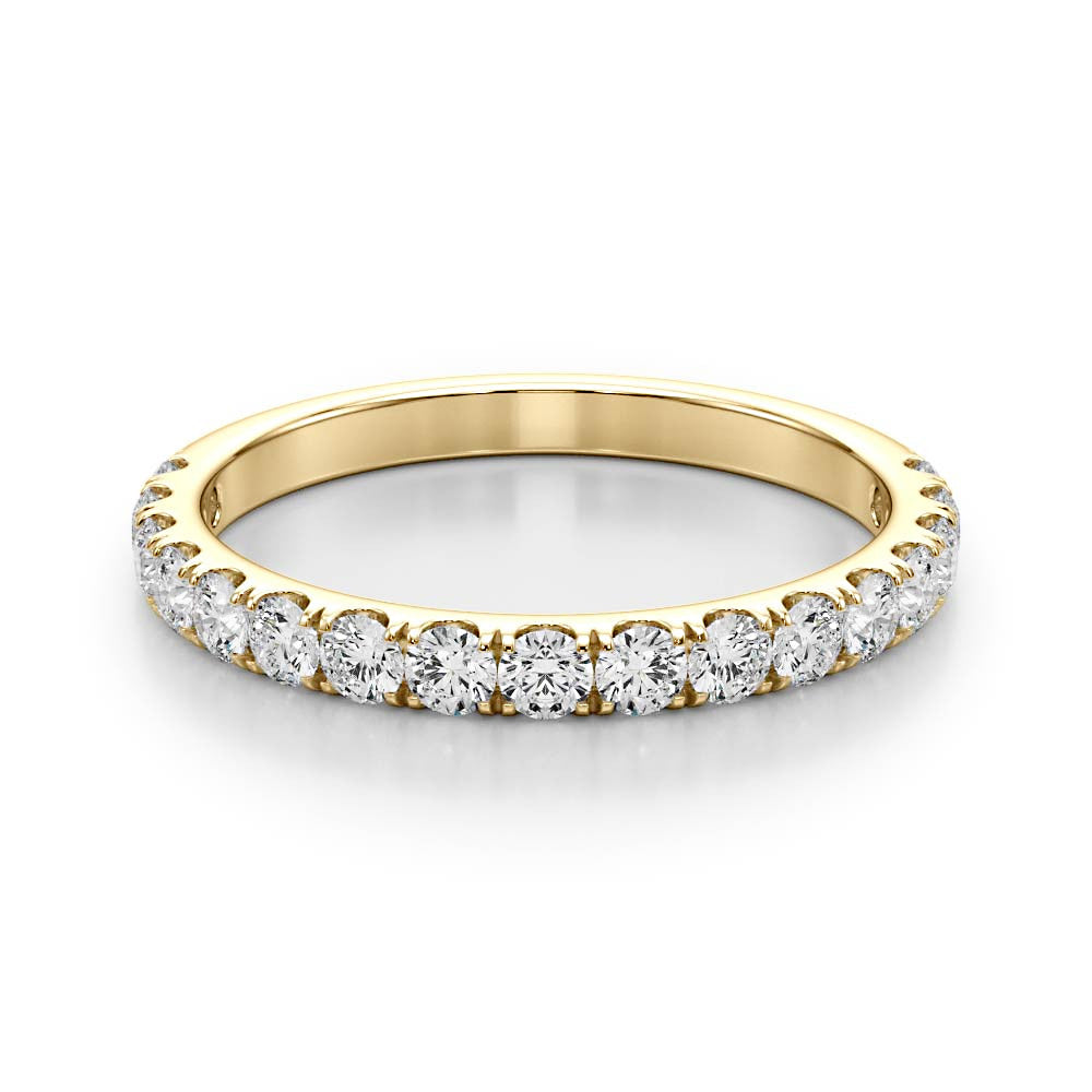 0.50 ct. Common Prong Round Diamond Wedding Ring-VIRABYANI