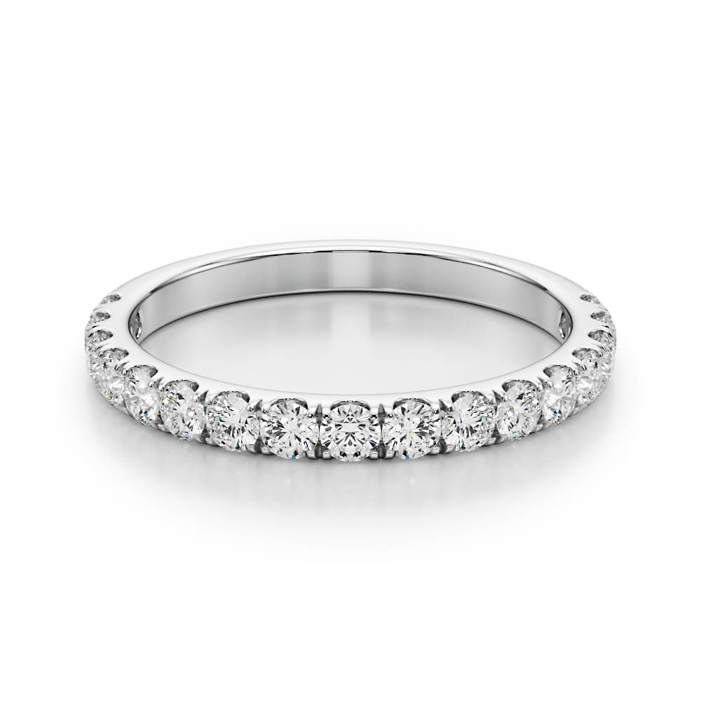0.50 ct. Common Prong Round Diamond Wedding Ring-VIRABYANI