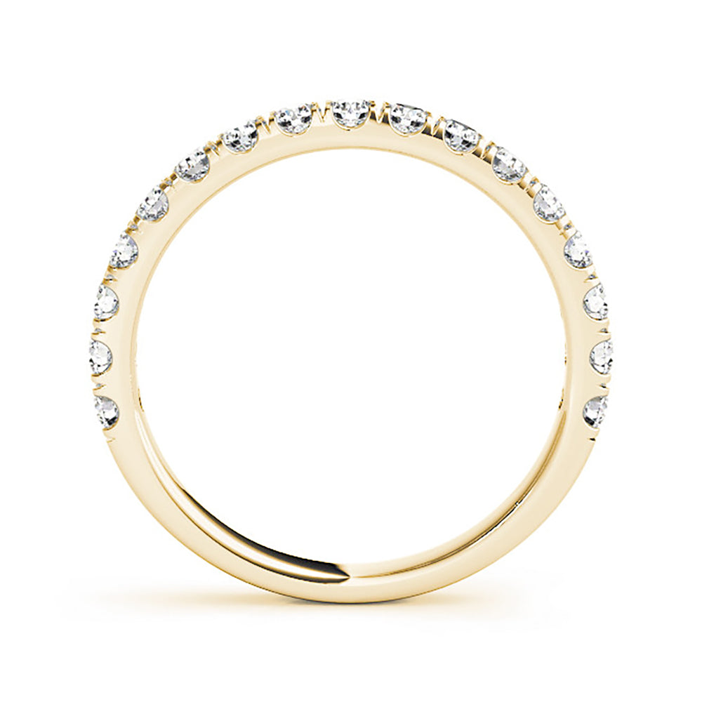 0.50 ct. Common Prong Round Diamond Wedding Ring-VIRABYANI