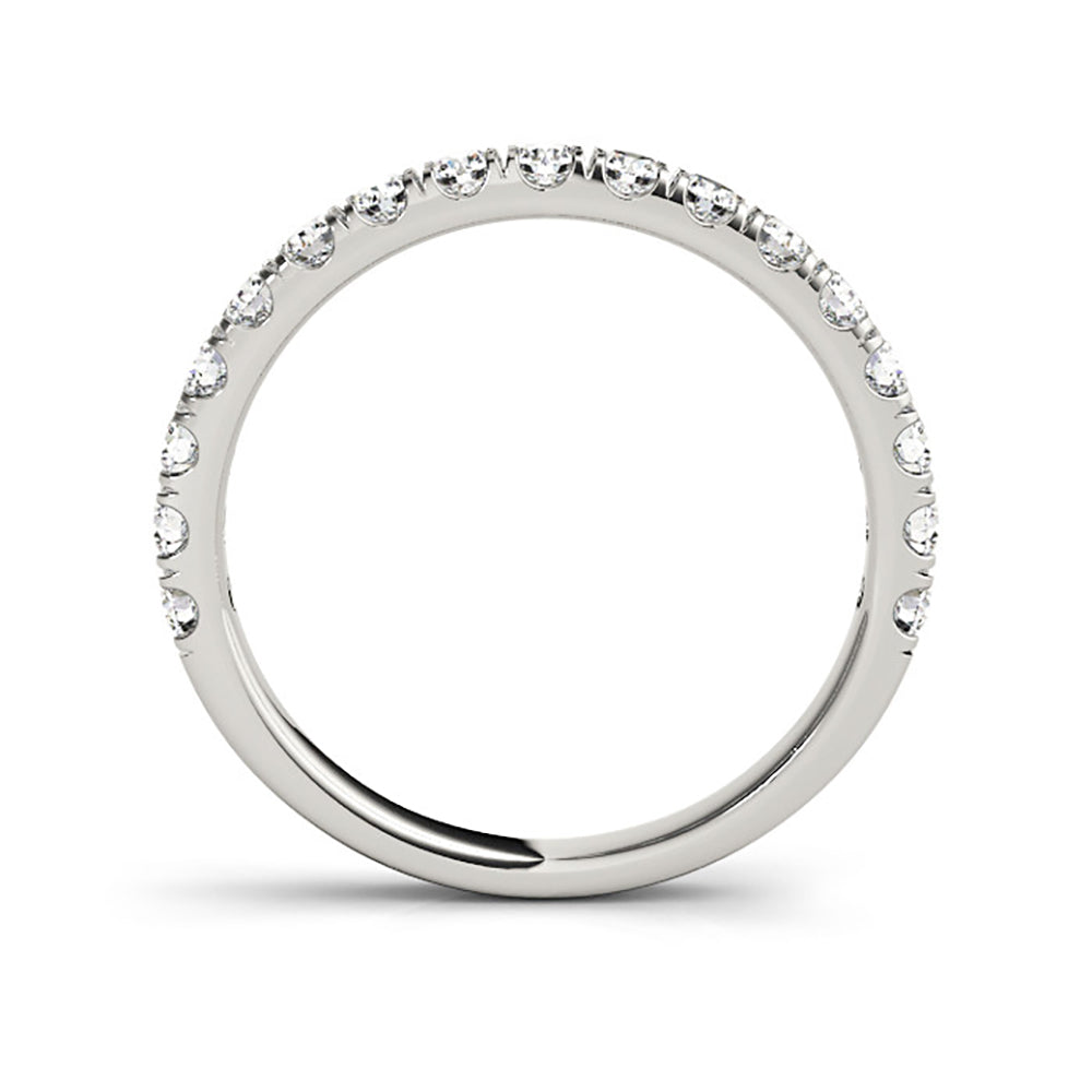 0.50 ct. Common Prong Round Diamond Wedding Ring