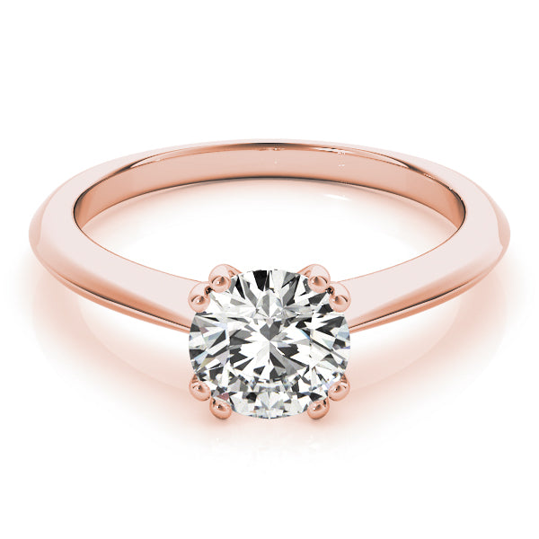 Ava Round Lab Grown Diamond Solitaire Engagement Ring IGI Certified-VIRABYANI