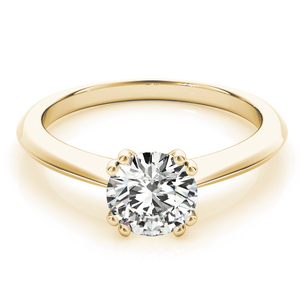 Ava Round Lab Grown Diamond Solitaire Engagement Ring IGI Certified-VIRABYANI
