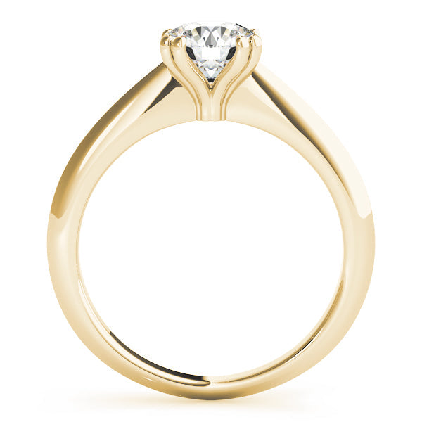 Ava Round Lab Grown Diamond Solitaire Engagement Ring IGI Certified-VIRABYANI
