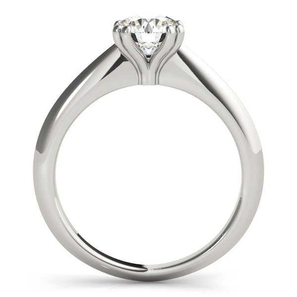 Ava Round Lab Grown Diamond Solitaire Engagement Ring IGI Certified-VIRABYANI
