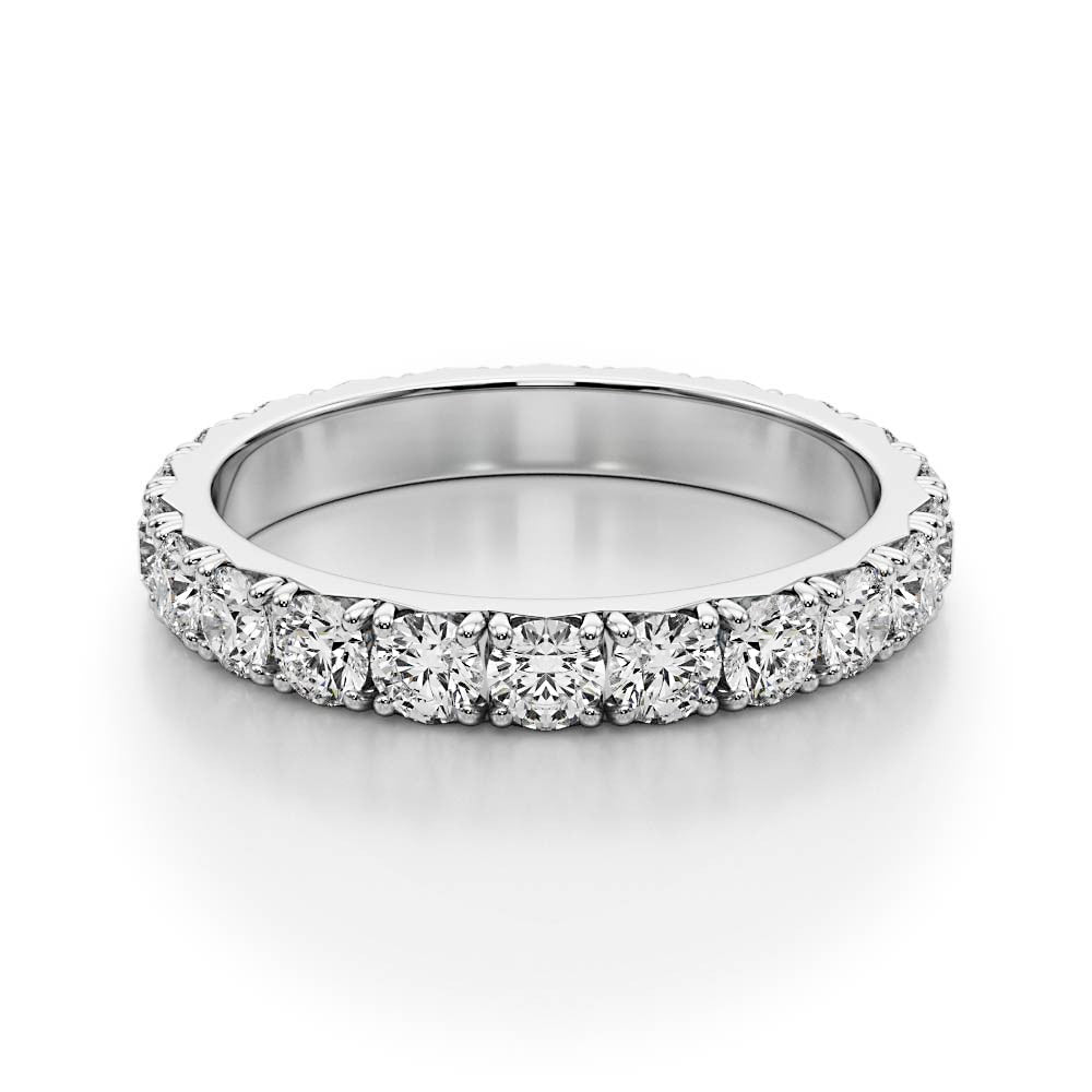 Classic 2.20 ct. Round Diamond Eternity Band-VIRABYANI