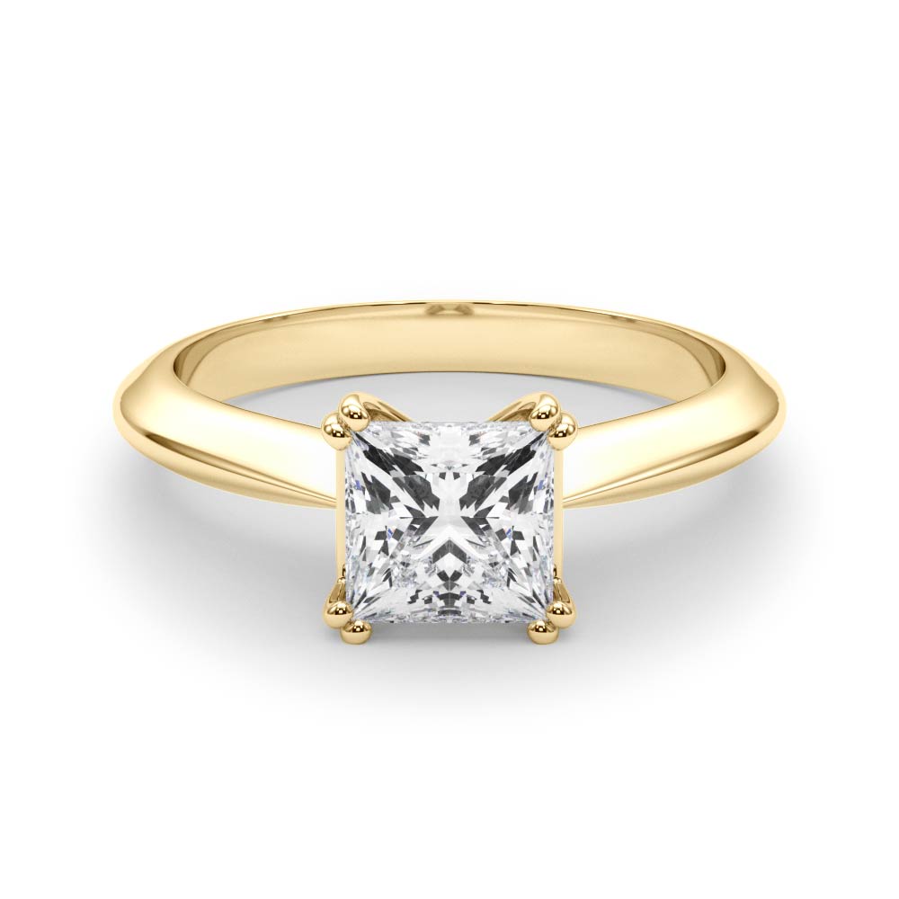 Ava Princess Lab Grown Diamond Solitaire Engagement Ring IGI Certified