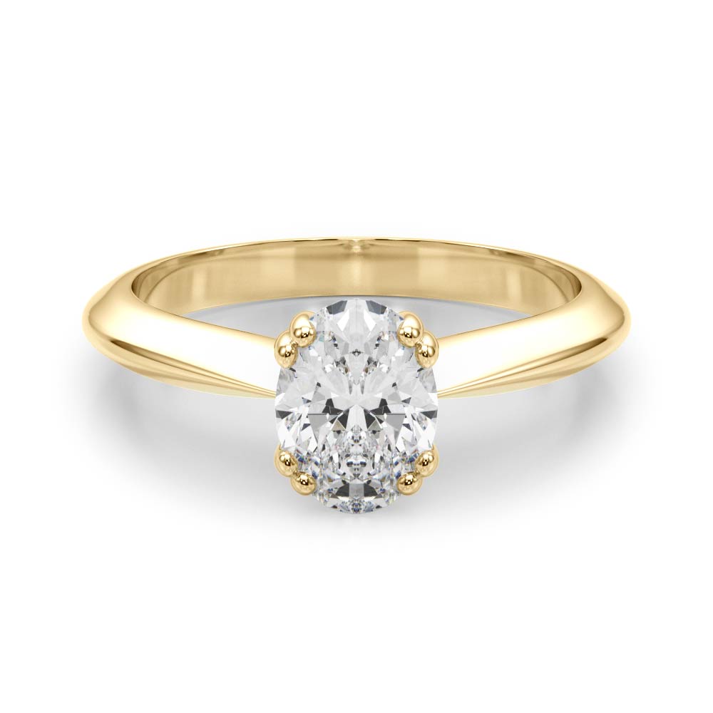 Ava Oval Diamond Solitaire Engagement Ring