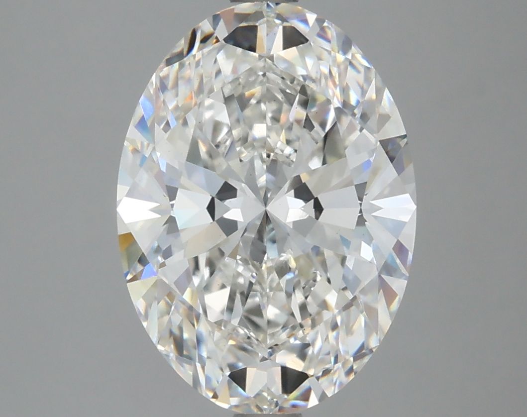 3.78 Carat F-VS1 Oval Lab Diamond