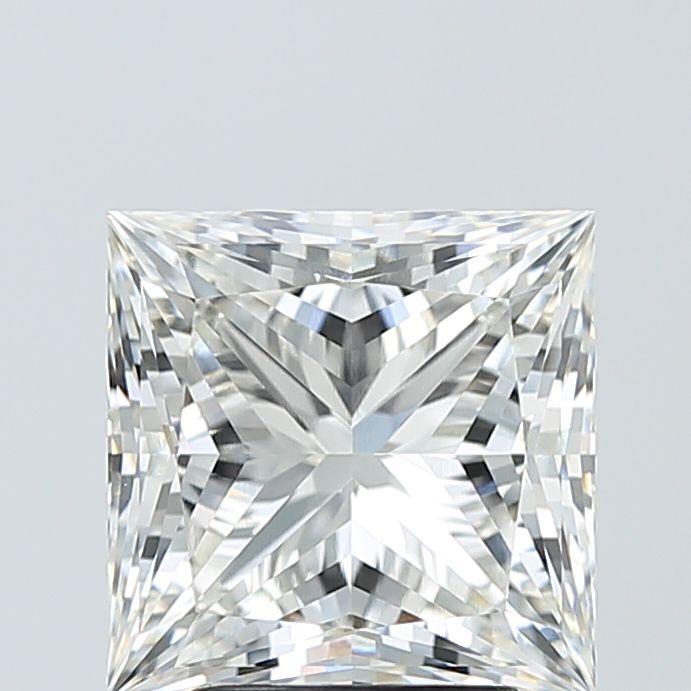 4.04 Carat G-VVS2 Princess Lab Diamond