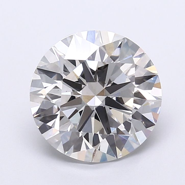 4.10 Carat G-VVS2 Round Lab Diamond