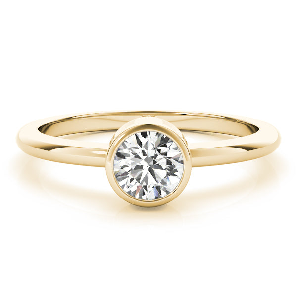 Luna Round Diamond Solitaire Engagement Ring
