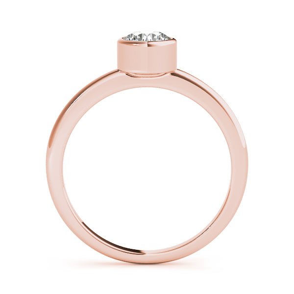 Luna Round Diamond Solitaire Engagement Ring