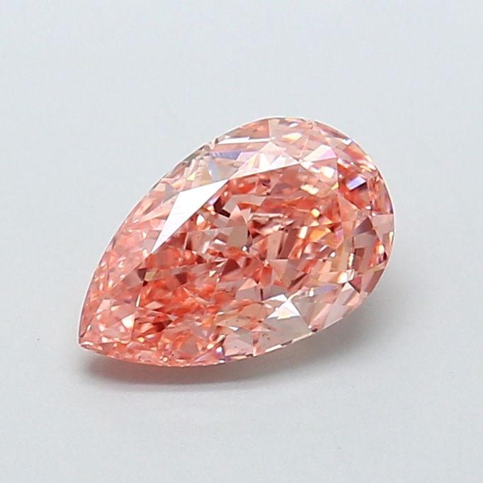 1.59 Carat Pear Cut Fancy Pink