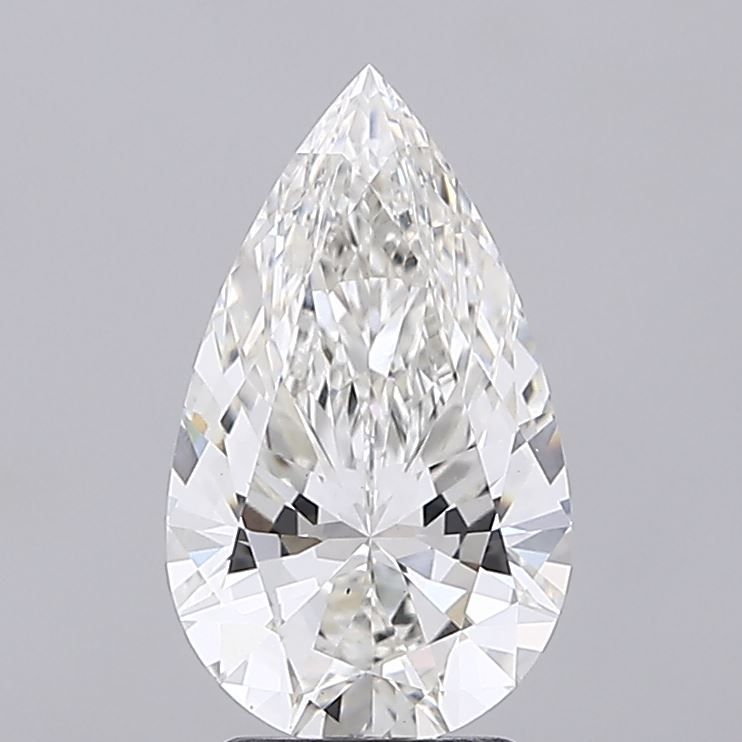 3.10 Carat G-VS1 Pear Lab Diamond