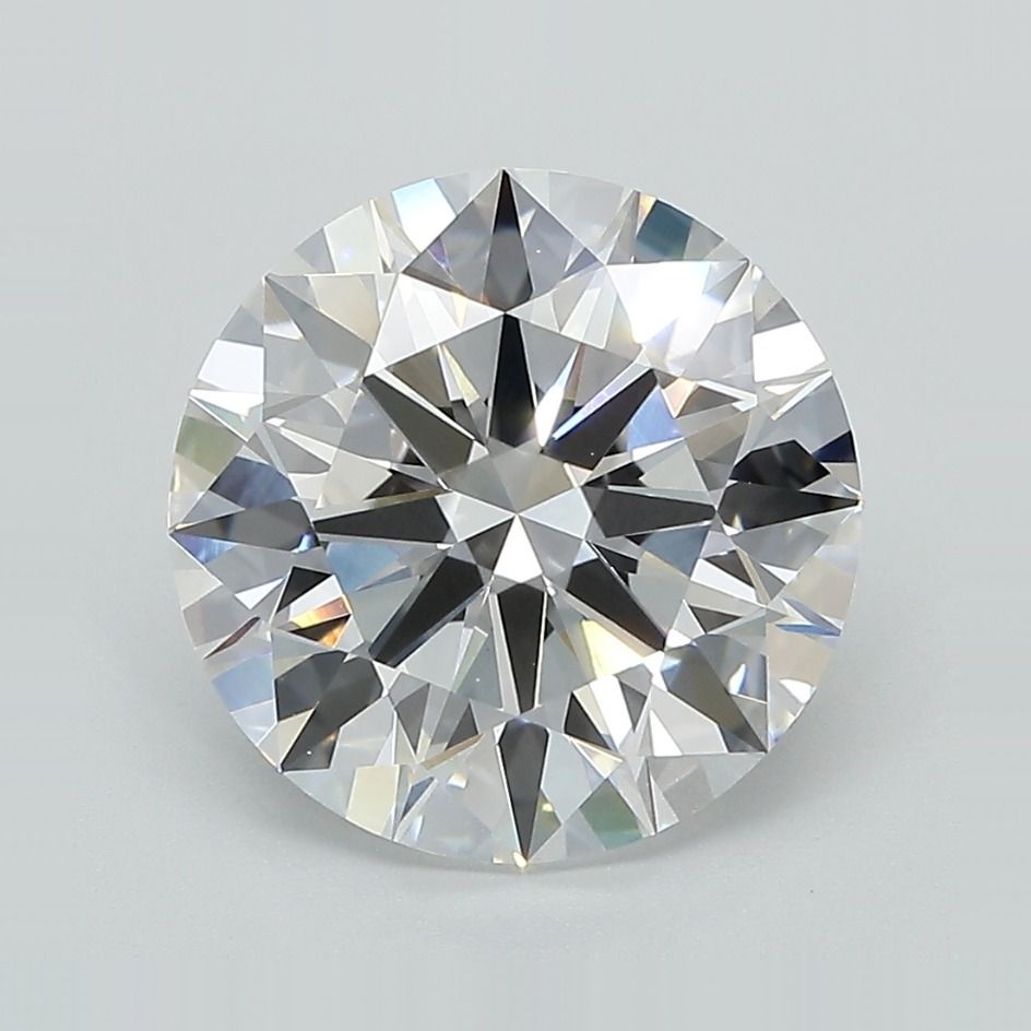 4.28 Carat D-VVS2 Round Lab Diamond