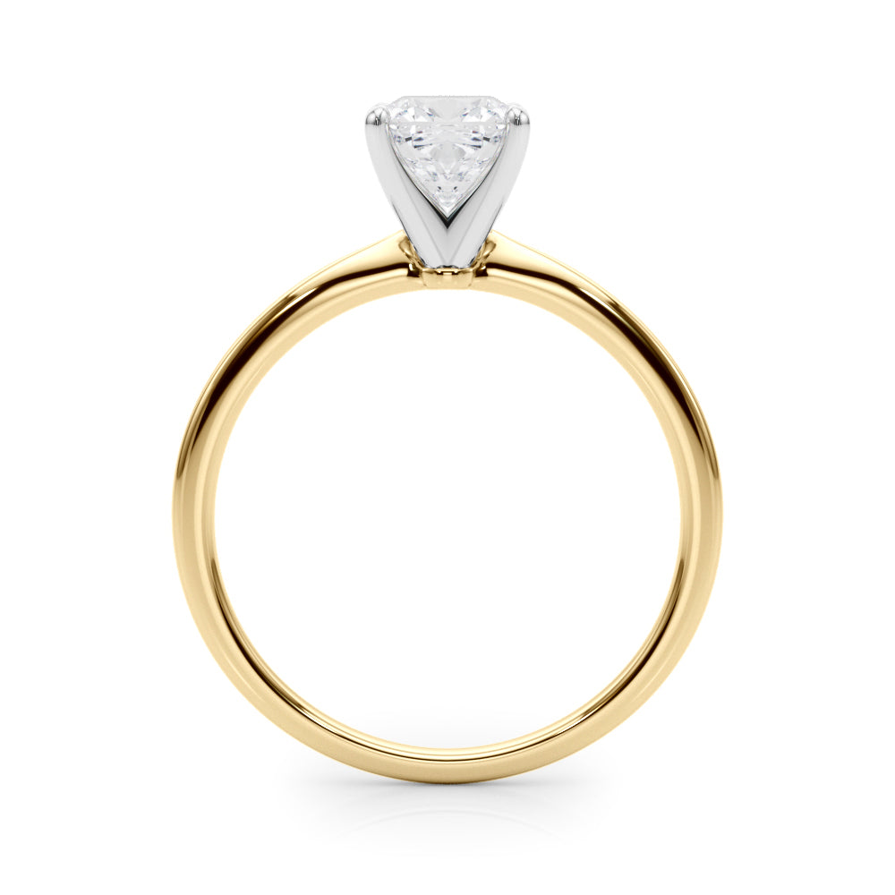 Angelica Cushion Diamond Solitaire Engagement Ring-VIRABYANI