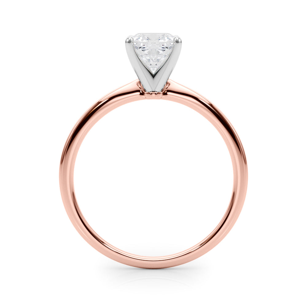Angelica Cushion Diamond Solitaire Engagement Ring-VIRABYANI