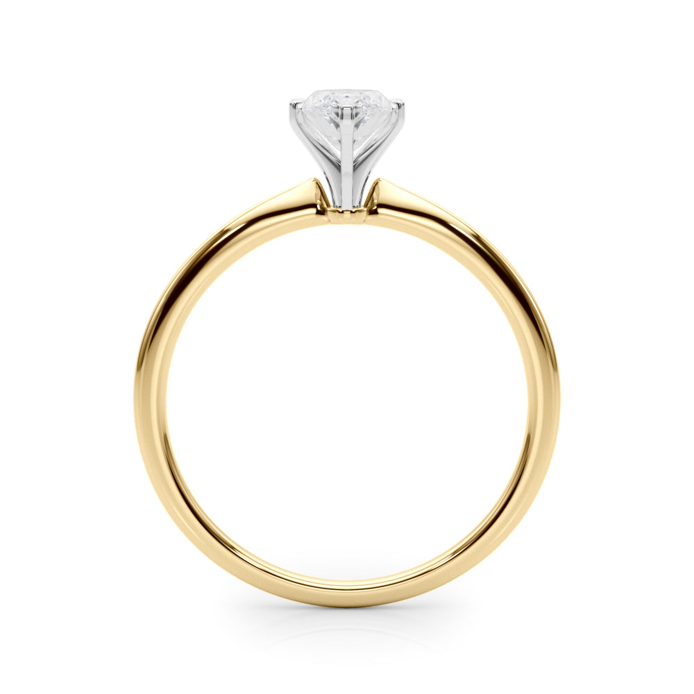 Angelica Marquise Diamond Solitaire Engagement Ring-VIRABYANI