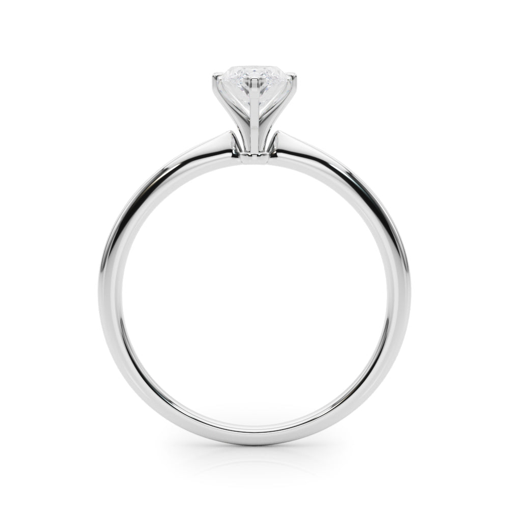 Angelica Marquise Diamond Solitaire Engagement Ring