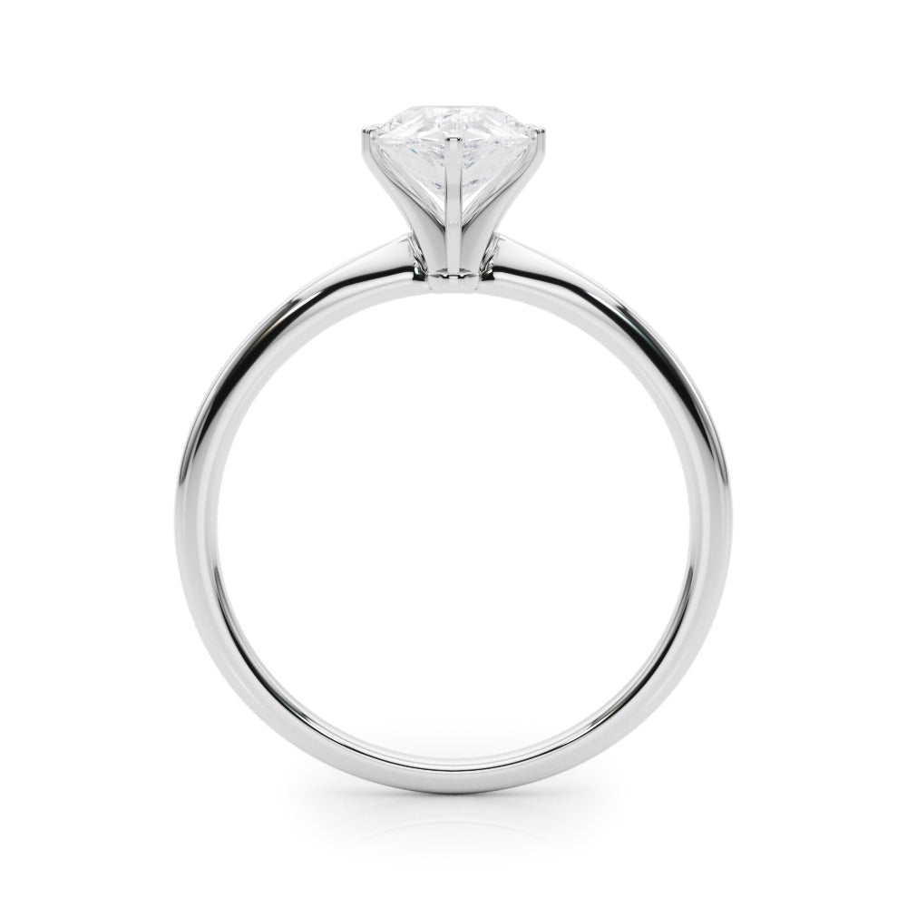 Angelica Pear Diamond Solitaire Engagement Ring-VIRABYANI