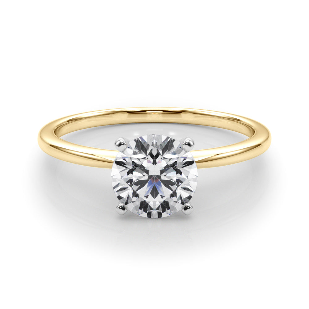 Angelica Round Solitaire Engagement Ring IGI Certified