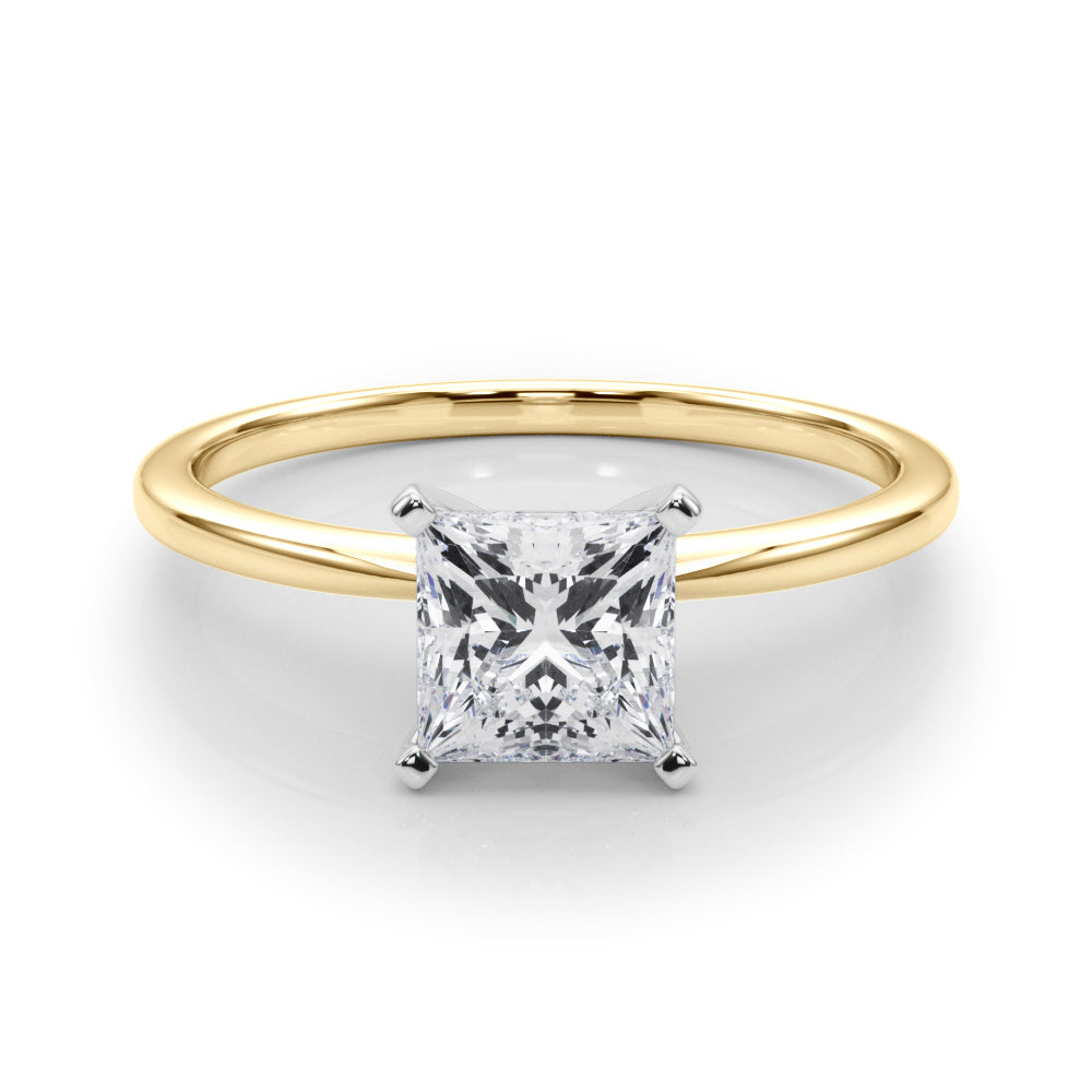 Angelica Princess Solitaire Engagement Ring-VIRABYANI