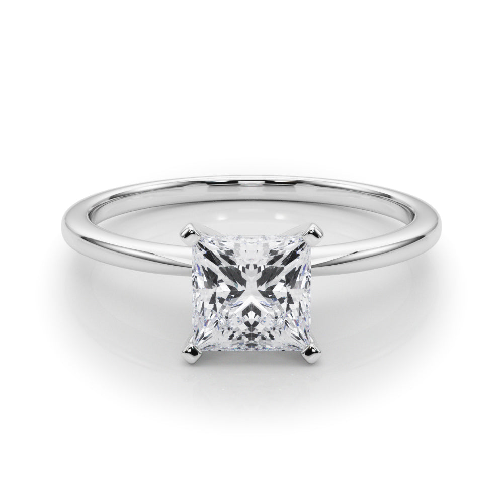 Angelica Princess Solitaire Engagement Ring-VIRABYANI