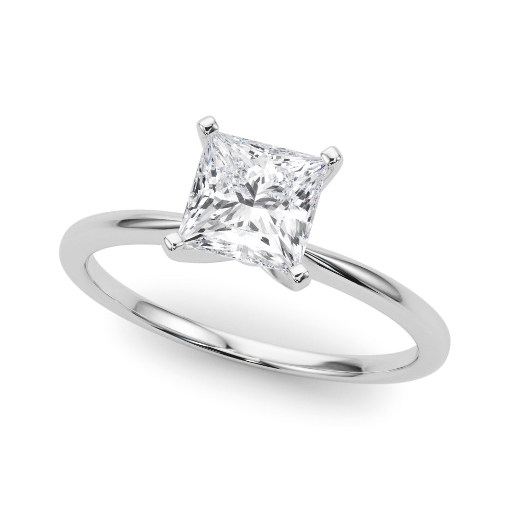 Angelica Princess Solitaire Engagement Ring IGI Certified-VIRABYANI