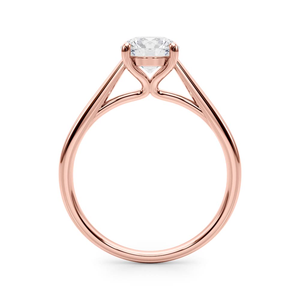 Bella Round Diamond Solitaire Engagement Ring