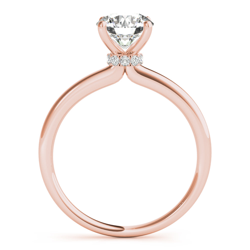 Athena Round Diamond Solitaire Engagement Ring