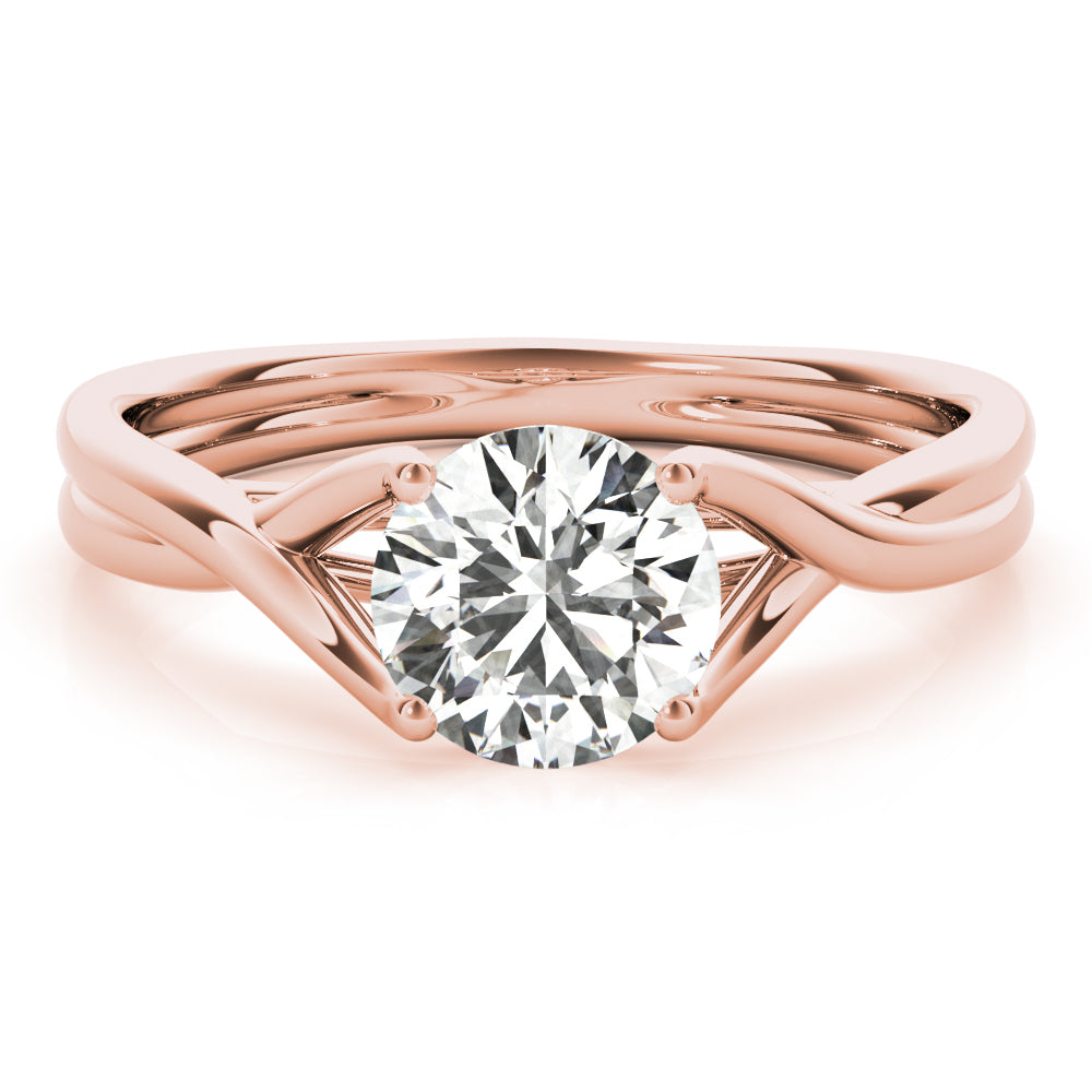 Amara Round  Diamond Solitaire Engagement Ring