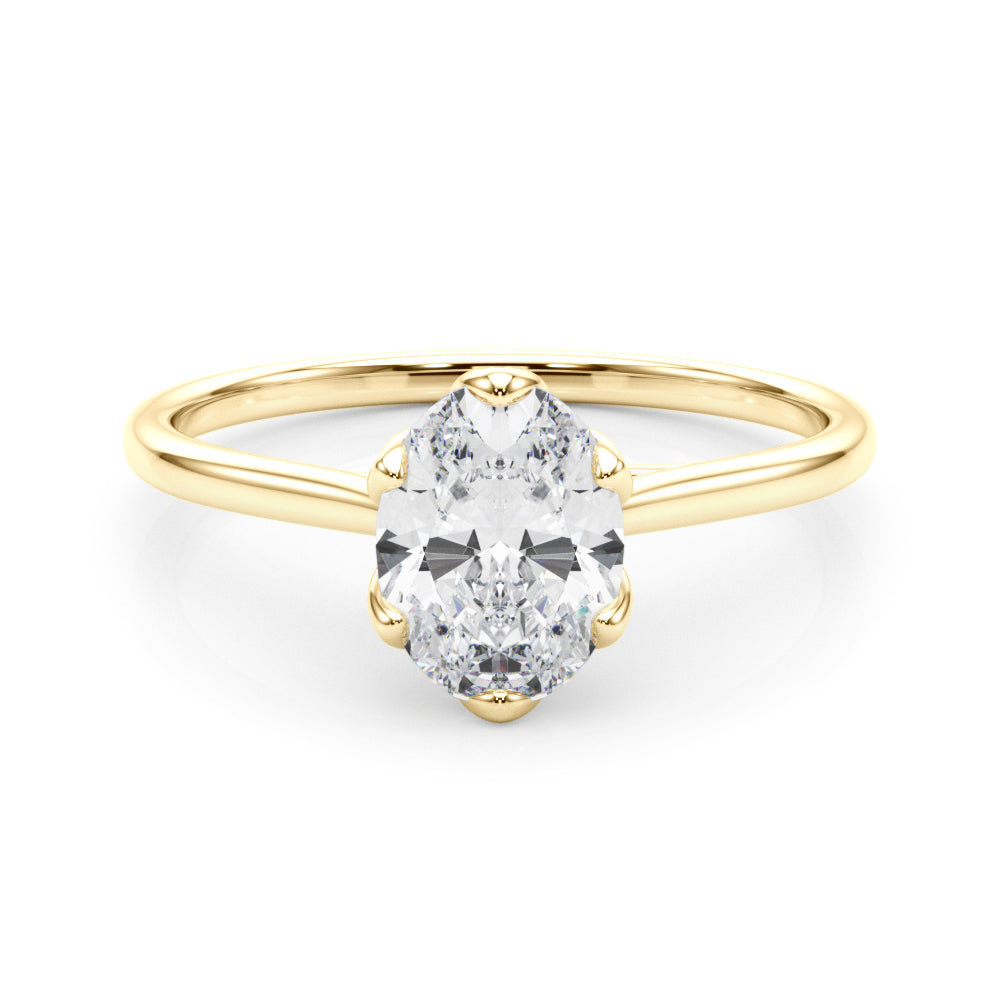 Esme Oval Diamond Solitaire Engagement Ring