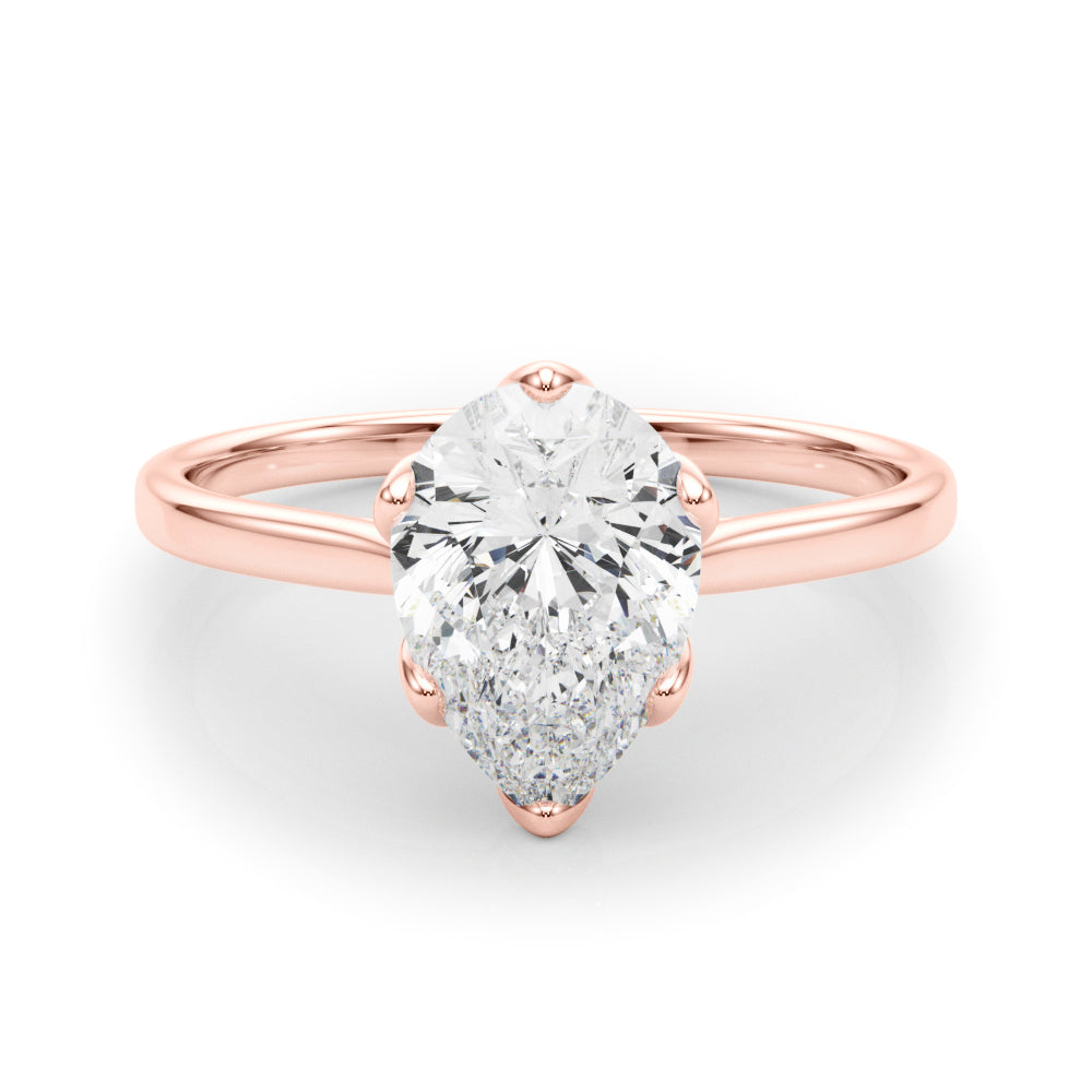 Esme Pear Diamond Solitaire Engagement Ring