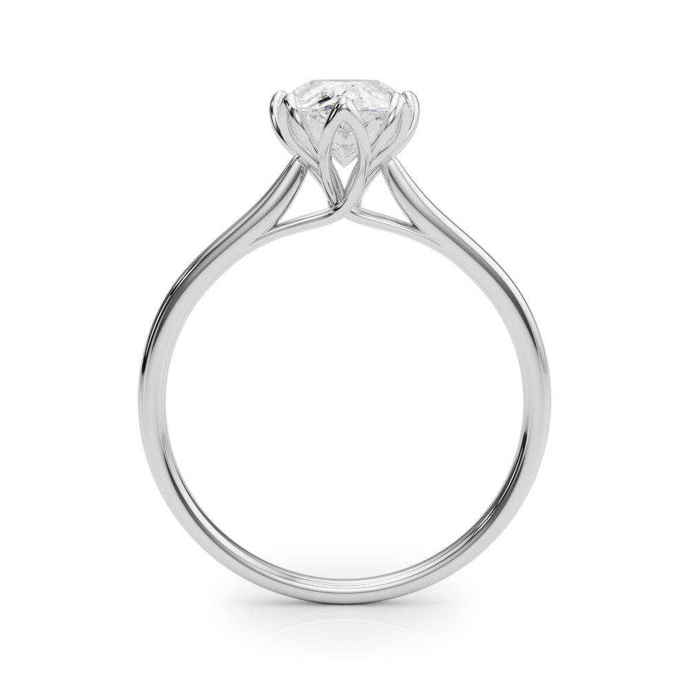 Esme Pear Lab Grown Diamond Solitaire Engagement Ring IGI Certified