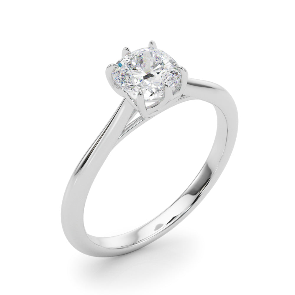Grace Cushion Lab Grown Diamond Solitaire Engagement Ring IGI Certified