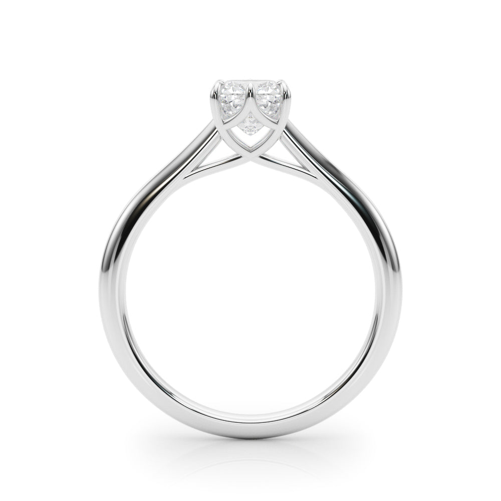 Grace Cushion Diamond Solitaire Engagement Ring