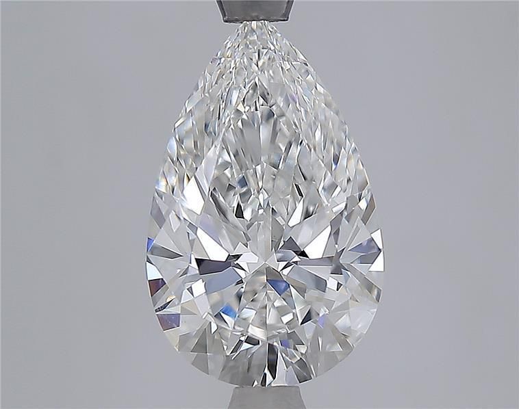 3.03 Carat F-VVS2 Pear Lab Diamond