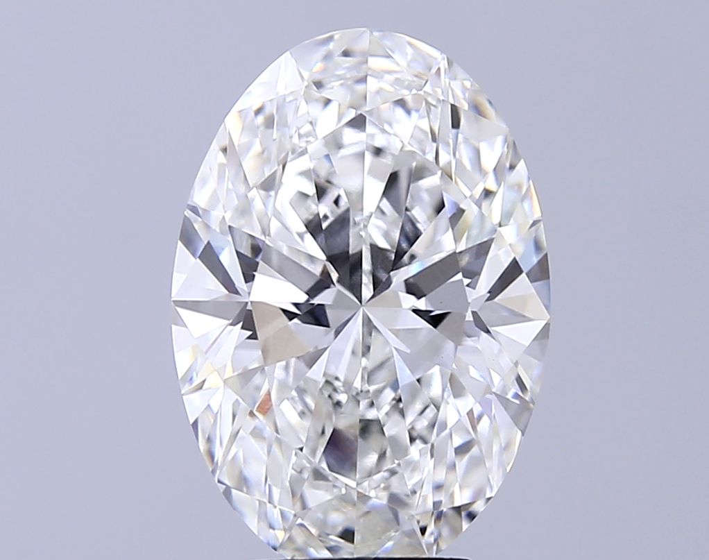 5.08 Carat F-VVS2 Oval Lab Diamond