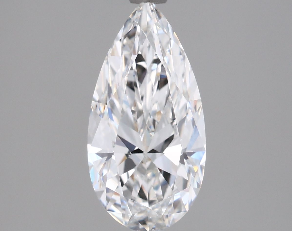 1.62 Carat E-VVS1 Pear Lab Diamond