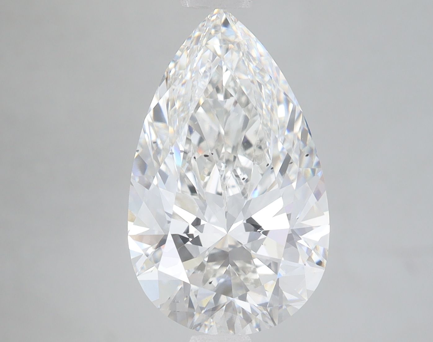 4.40 Carat F SI1 Pear Lab Diamond