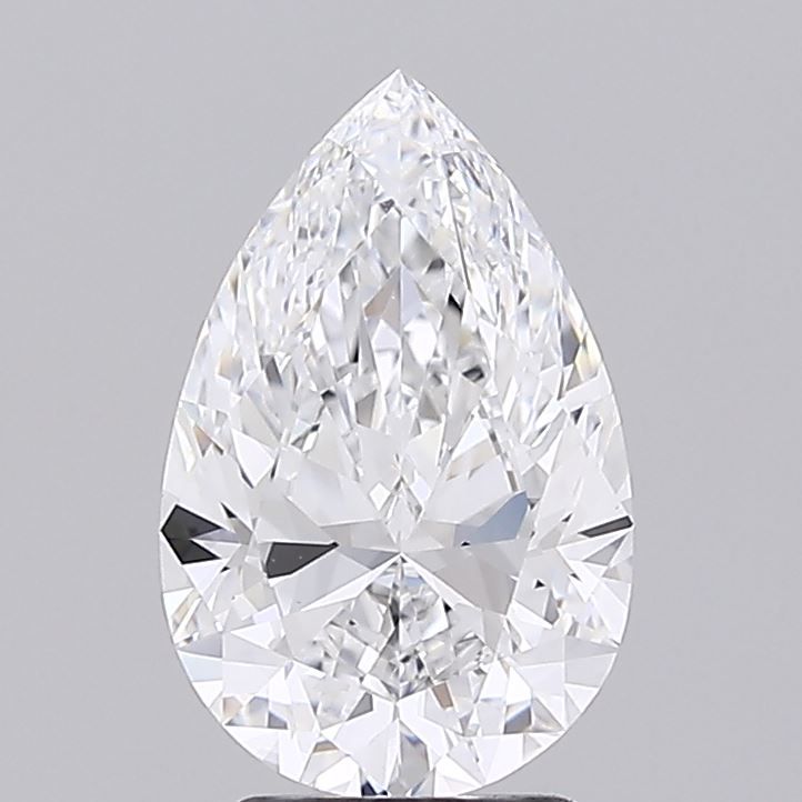 3.50 Carat D-IF Pear Lab Diamond