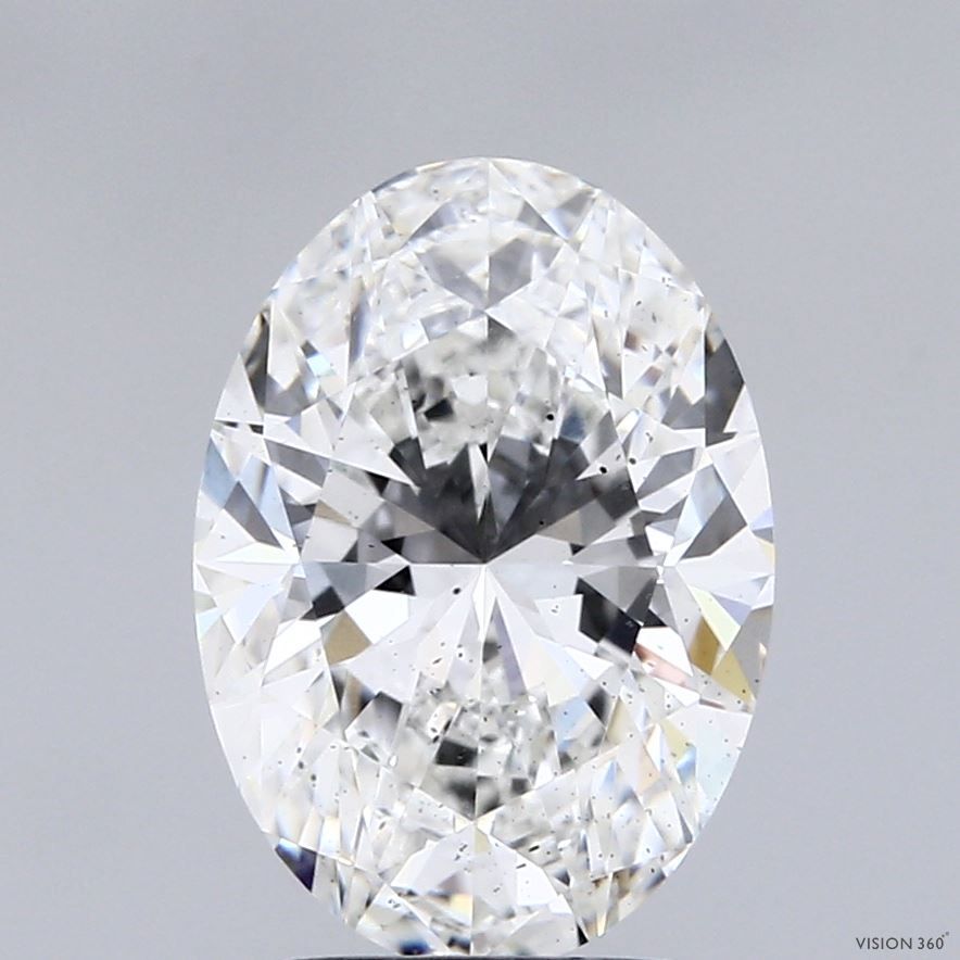 3.03 Carat F-SI1 Oval Lab Diamond
