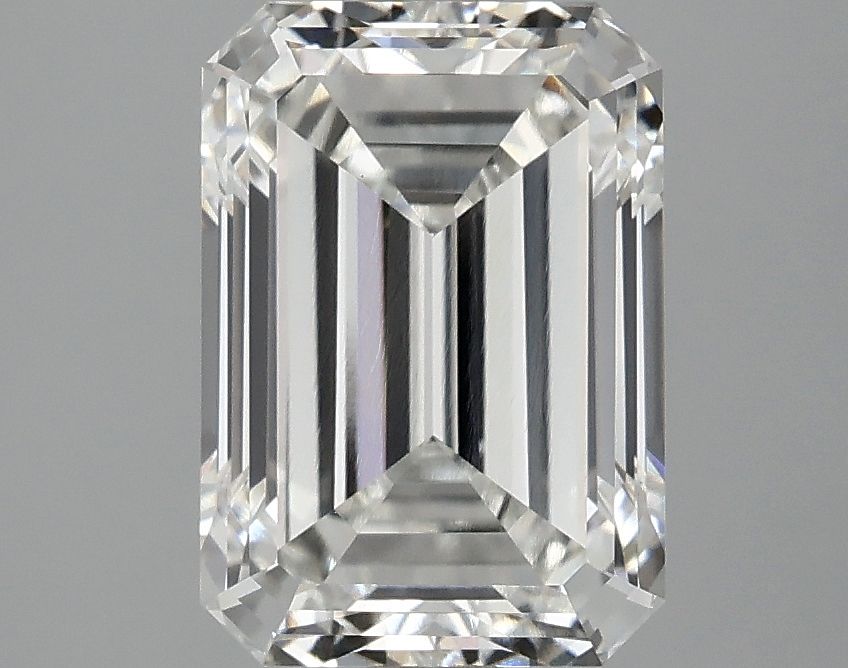 3.02 Carat F-VVS2 Emerald Lab Diamond