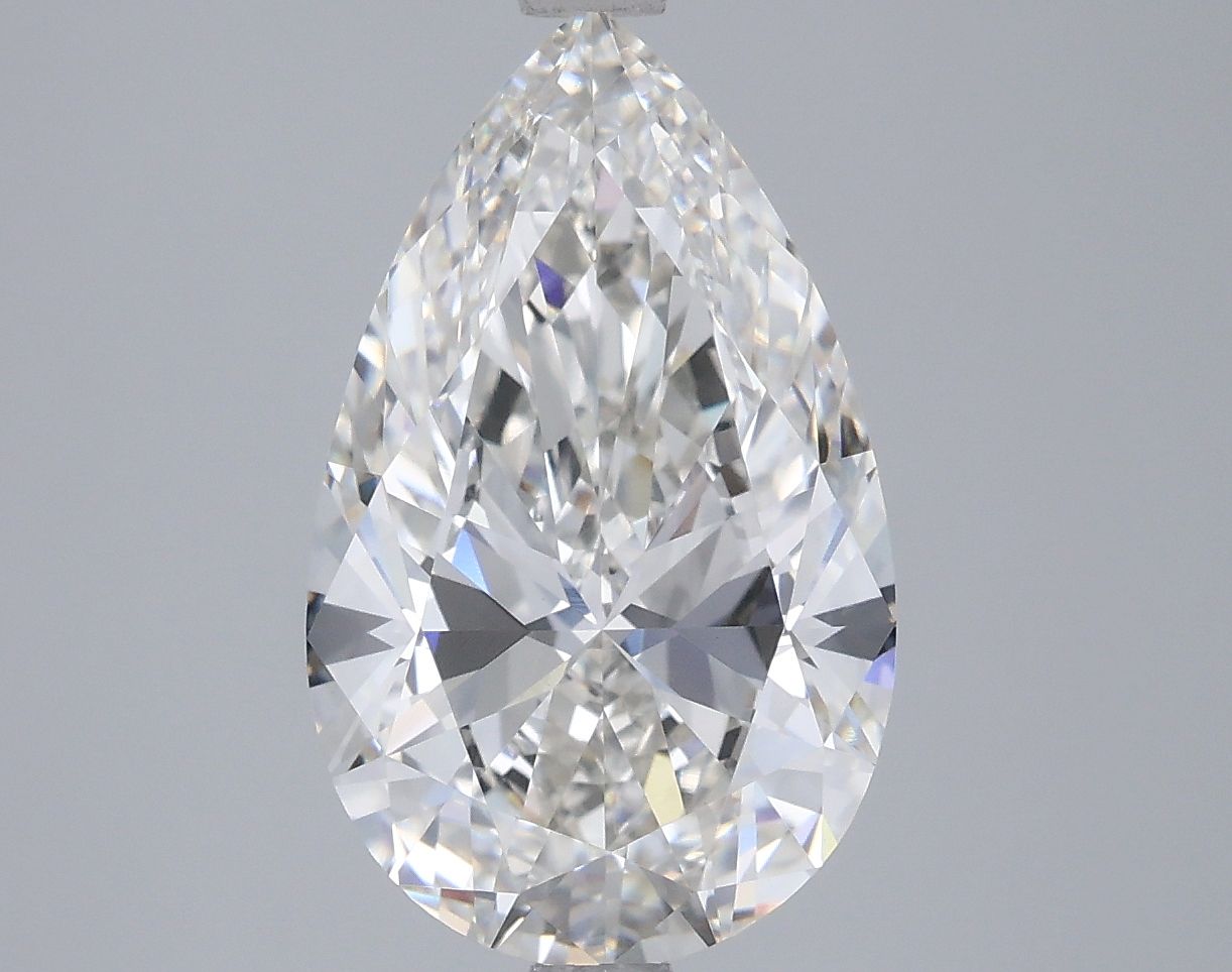 4.02 Carat F-VVS2 Pear Lab Diamond